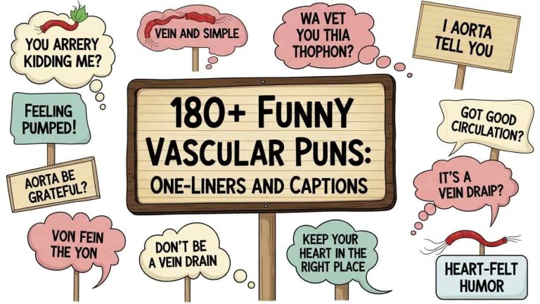 180+ Funny Vascular Puns One-Liners and Captions-min