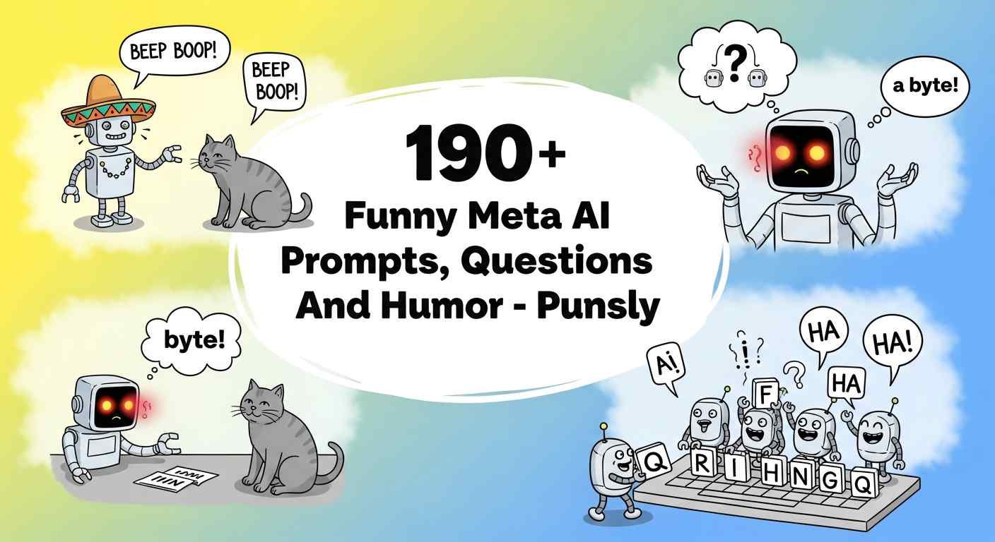 190+ Funny Meta Ai Prompts, Questions And Humor - Punsly