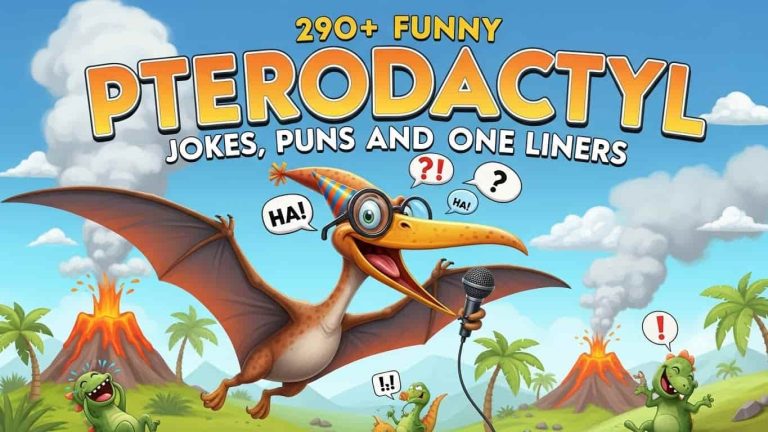 Funny Pterodactyl Jokes, Puns and One Liners-min